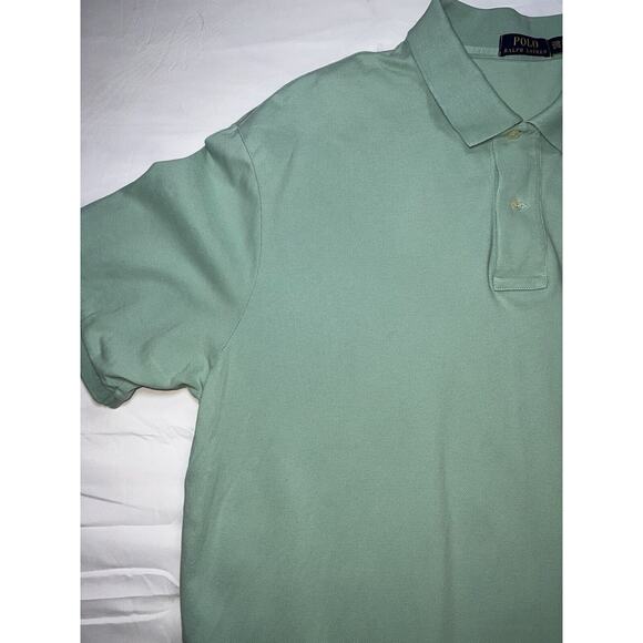 Polo Ralph Lauren Shirt Men's Size 2XB Mint Green Pony Logo Classic Fit Preppy - Picture 2 of 15